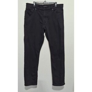 Lucky Brand Men's Black Straight Leg Jeans Size W38 L32 Classic 5 Pocket‎
